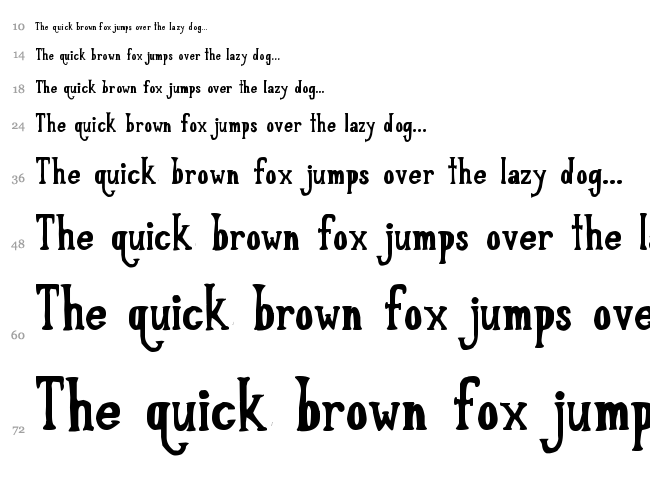Love Til Killed font waterfall